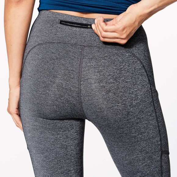 Lululemon Women's Speed Up Crop 21" Leggings - Grey - Picture 5 of 10